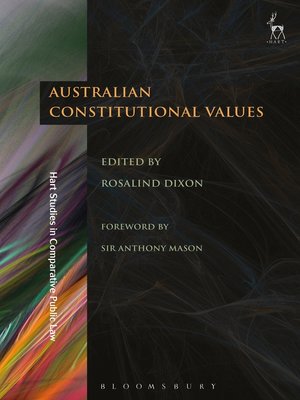 cover image of Australian Constitutional Values